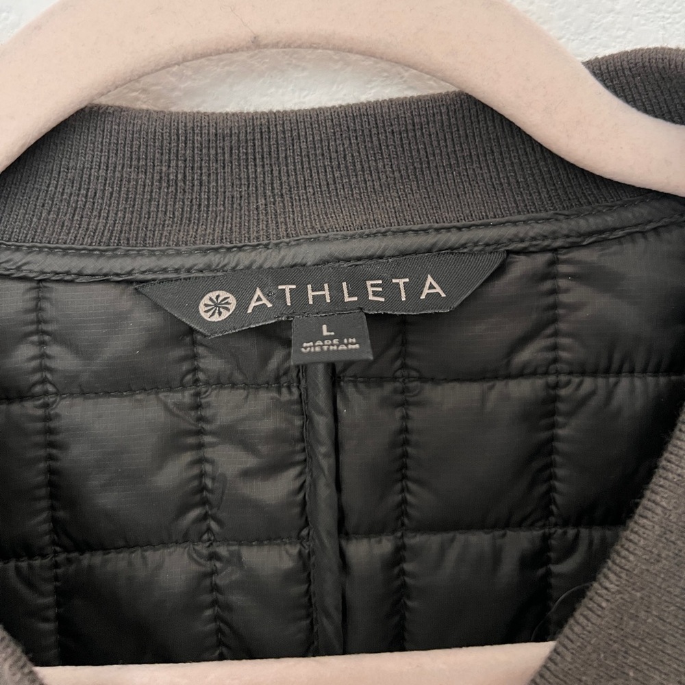 Athleta Dark Green Softshell Lightweight Full Zip… - image 7